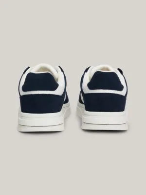 Baskets The Brooklyn en daim multitextures | Bleu | Tommy Hilfiger