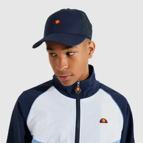 Casquette MARTI TRUCKER bleu marine en coton Ellesse prêt-à-porter - Casquette Homme sur MenCorner