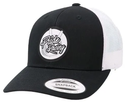 Casquette Pride Trucker Patch Mesh V2 Noir/Blanc