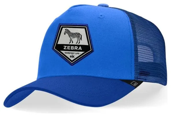 Casquette Trucker pour femmes Hanukeii Zebra Bleu