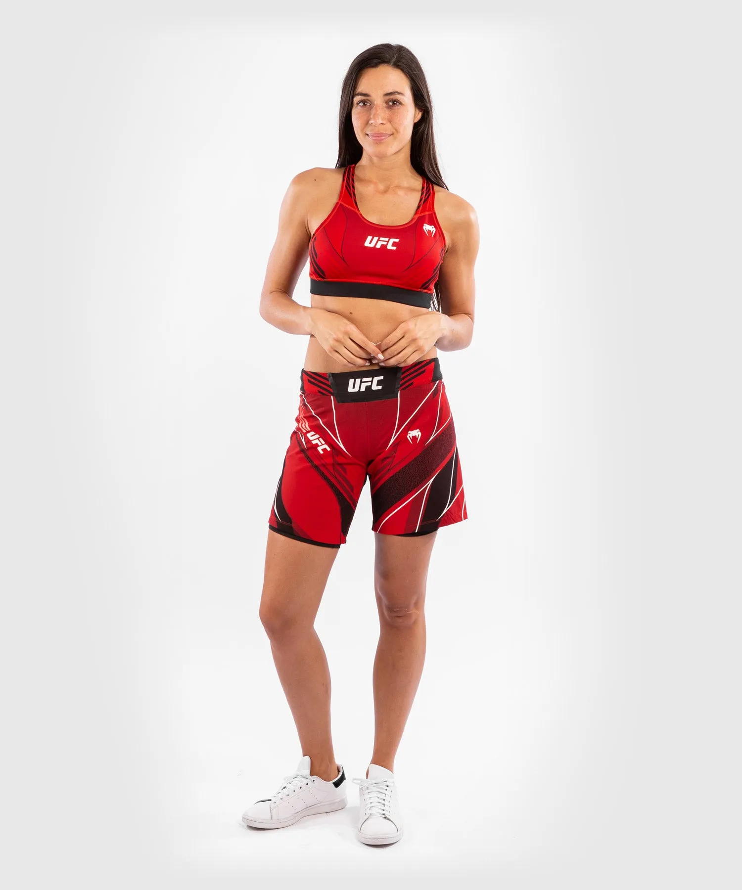 Fightshort Femme UFC Venum Authentic Fight Night - Coupe Longue - Rouge