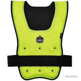 Gilet de refroidissement évaporatif économique Chill-Its, Ergodyne Jaune S/M