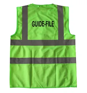 Gilet de sécurité - vert - marquage au dos Guide-File 