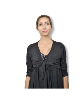 Gilet femme manches 3/4 - Couleur noir