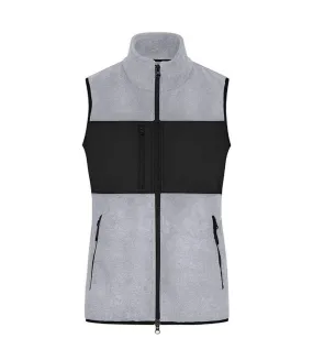 Gilet polaire sans manches - Femme - JN1309 - gris clair mélange