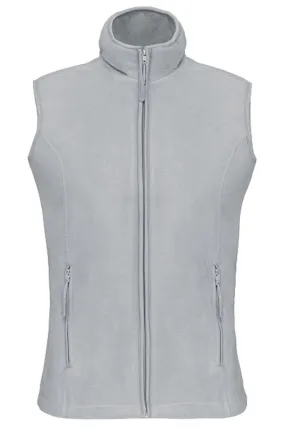 Gilet sans manches micro polaire femme - K906 - gris snow 