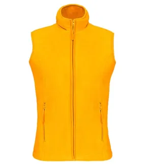 Gilet sans manches micro polaire femme - K906 - jaune