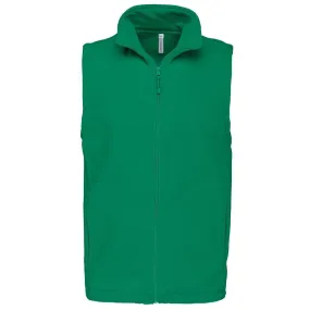 Gilet sans manches micro polaire homme - K913 - vert kelly 