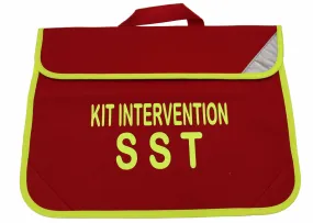 Kit intervention secouriste SST - gilet et brassard vert 