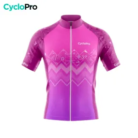 MAILLOT CYCLISME ROUTE VIOLET - WAVE+