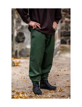 Pantalon médiéval vert tendre ⚔️ Boutique Épées