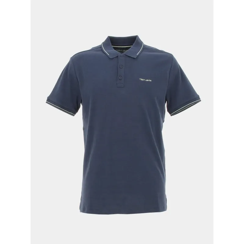 Polo uni logo bleu marine homme - Rossignol | wimod