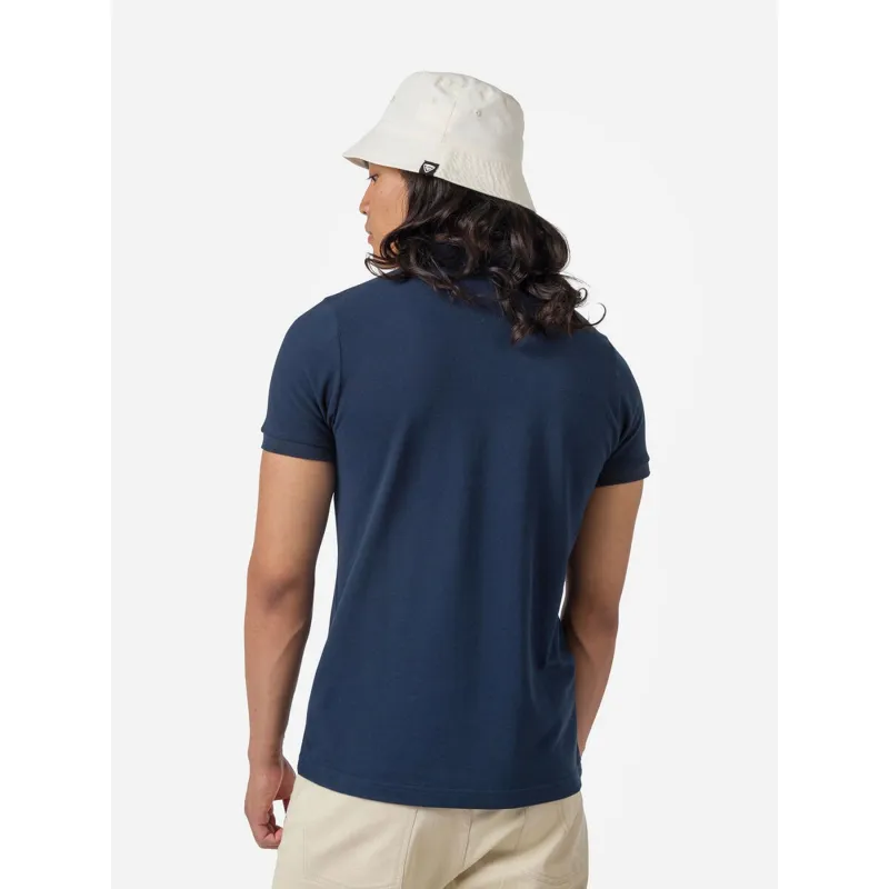 Polo uni logo bleu marine homme - Rossignol | wimod