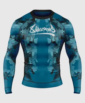 Rashguard À Manches Longues 8 Weapons Hit 2.0 - Bleu