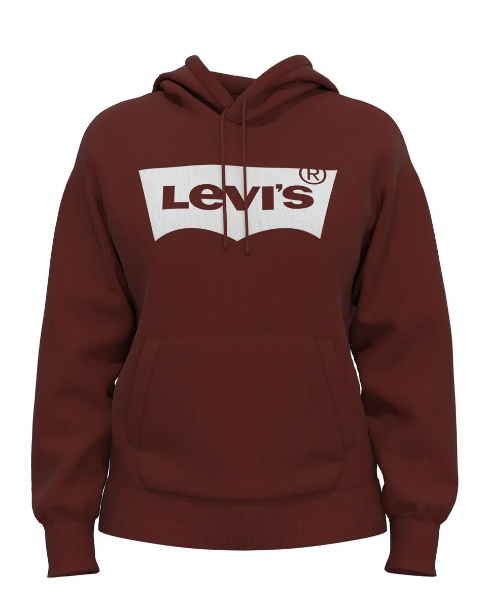 Sweatshirt Femme GRAPHIC STANDARD HOODIE Bordeaux