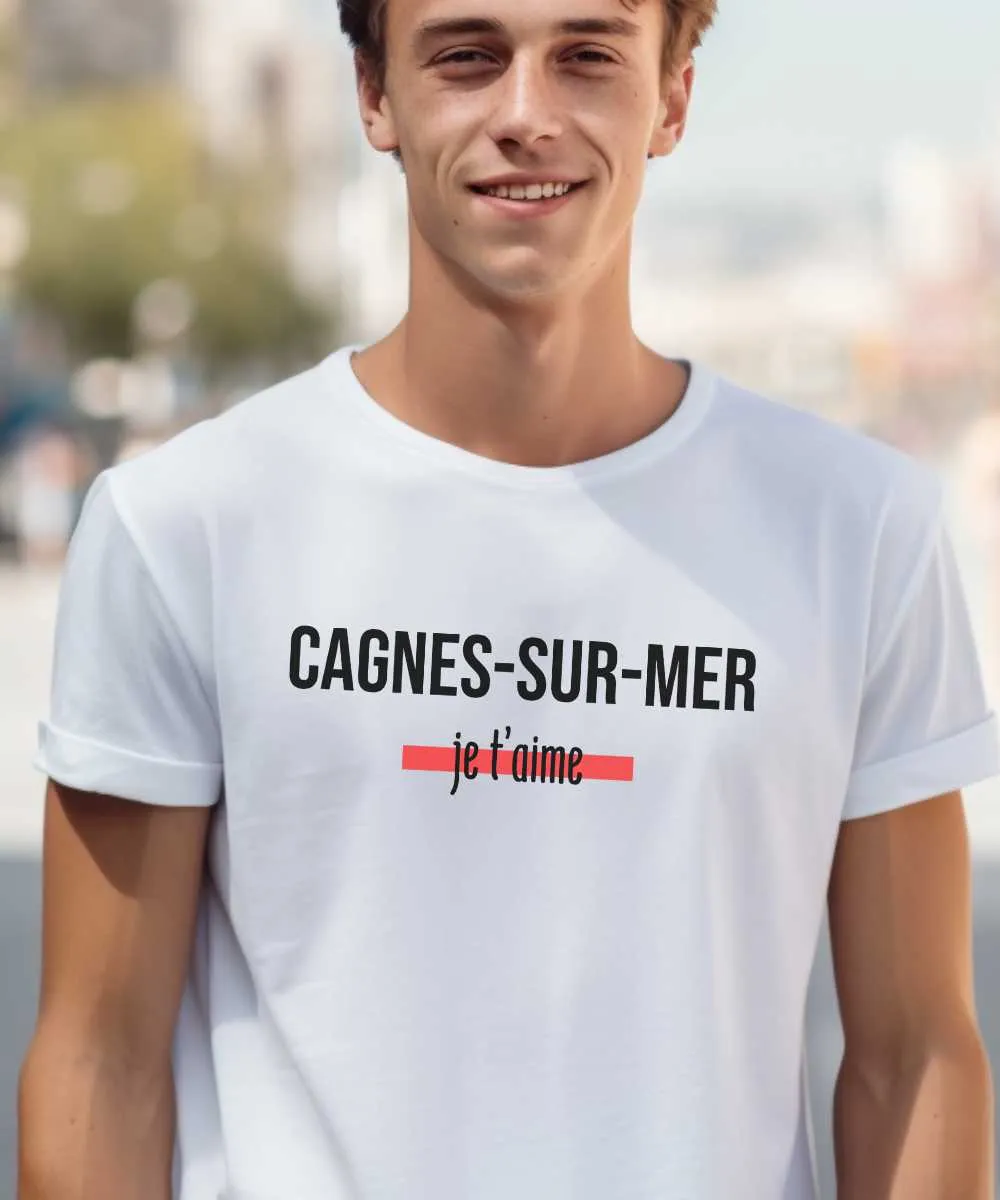 T-Shirt Cagnes-sur-Mer je t'aime