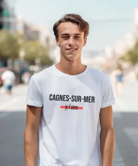 T-Shirt Cagnes-sur-Mer je t'aime