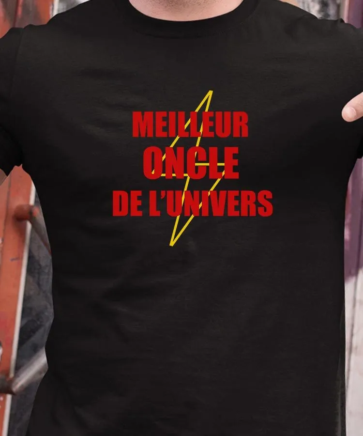 T-Shirt Meilleur Oncle de l'univers Pour homme