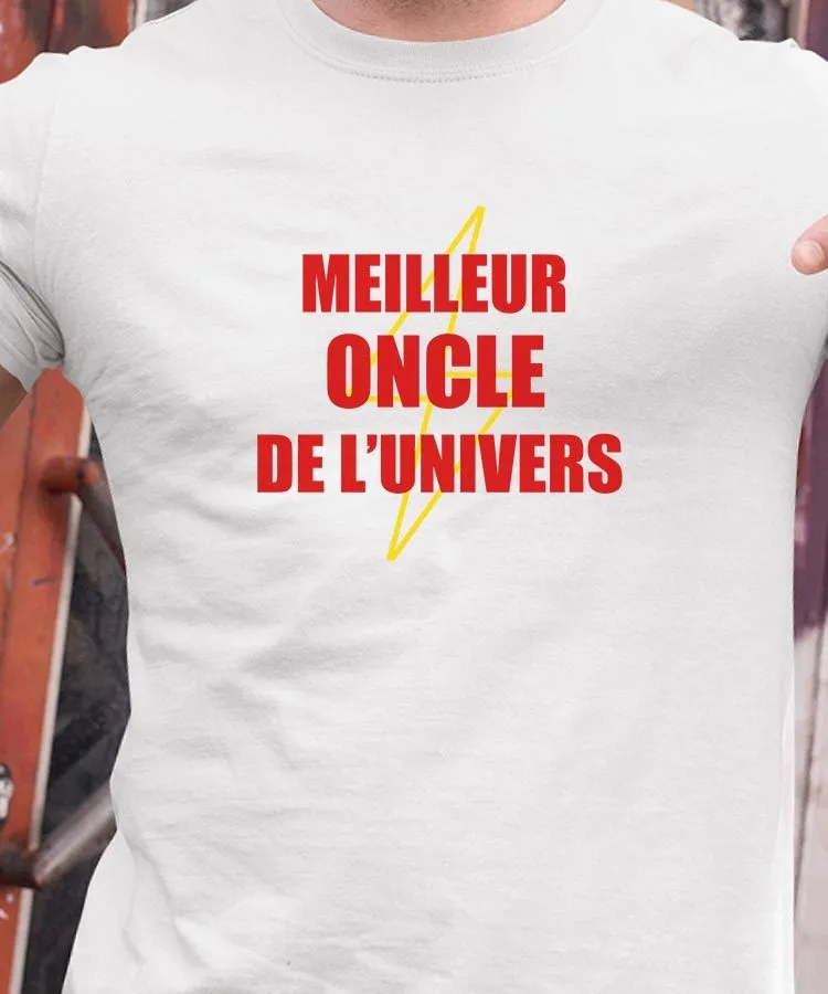 T-Shirt Meilleur Oncle de l'univers Pour homme