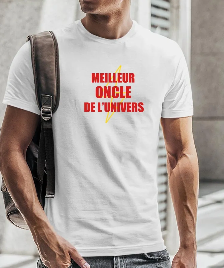 T-Shirt Meilleur Oncle de l'univers Pour homme