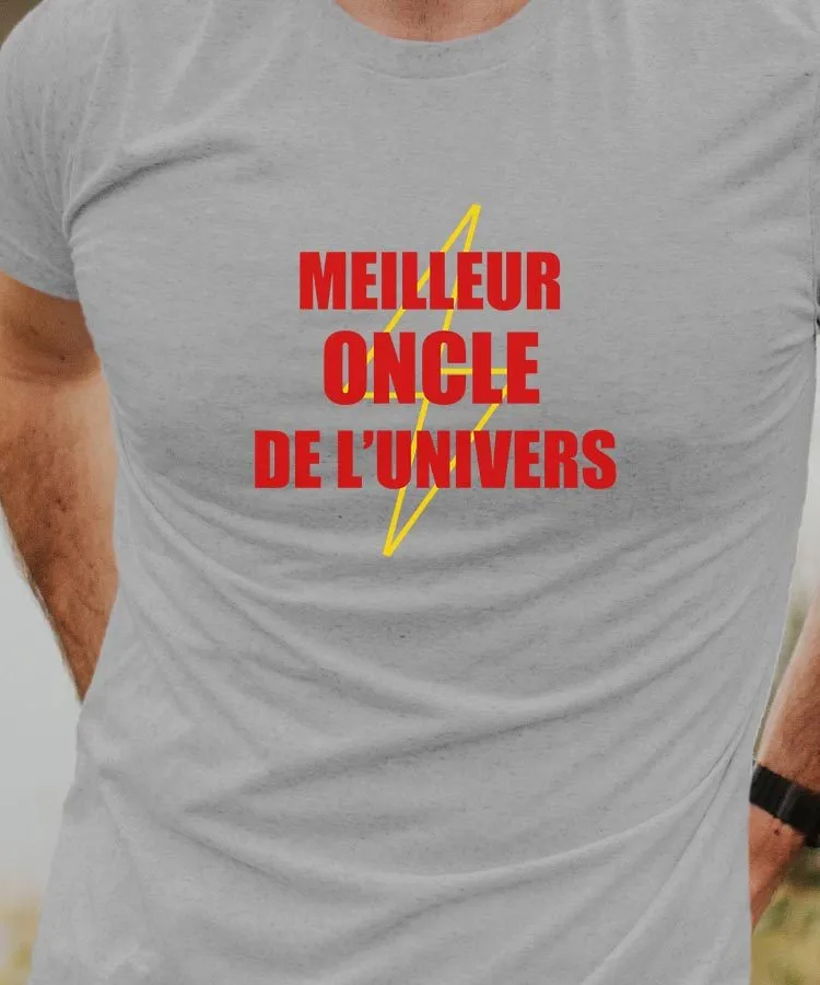 T-Shirt Meilleur Oncle de l'univers Pour homme