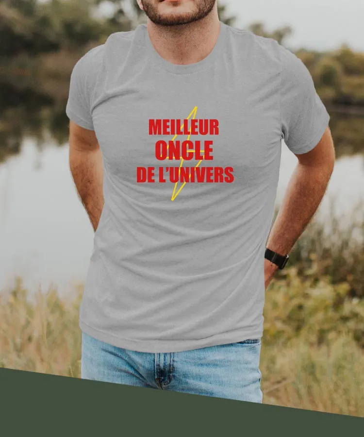 T-Shirt Meilleur Oncle de l'univers Pour homme