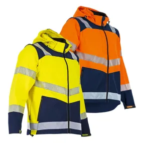 Veste softshell haute visibilité transformable en gilet | LMA Workwear